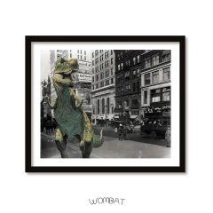 T-Rex en la Ciudad 40x50