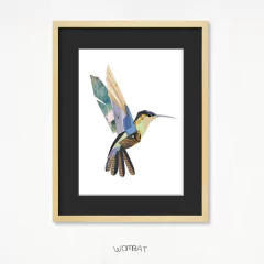 Colibrí de Madera