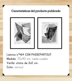 Chapas B&N - Set 70x90 con passepartout - comprar online