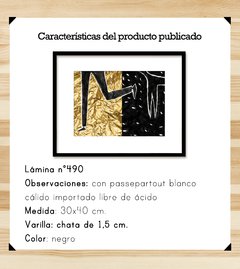 La Plaza Fragmentada - variaciones - 30x40 con passepartout en internet