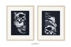Máscaras - Set 50x70 con passepartout