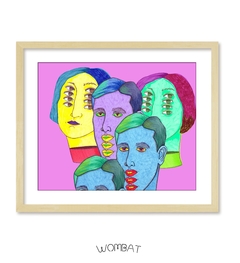 Personajes Pop - 50x60 y passepartout