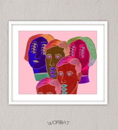 Personajes Pop - 60x70 y passepartout