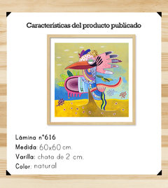 Pájaro Loco 60x60 en internet