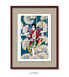 Actor Japonés con passepartout