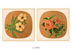 Chinoiserie - SET 2 de 80x80