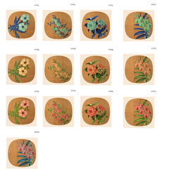 Chinoiserie - SET 3 de 60x60 - comprar online