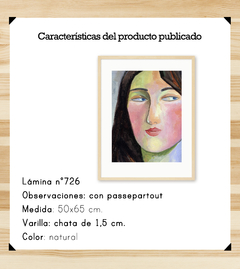 Retrato con passepartout - comprar online