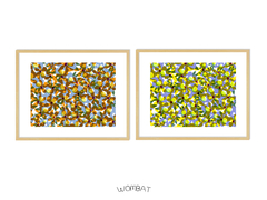 Estampados Set - 60x70 con passepartout - comprar online