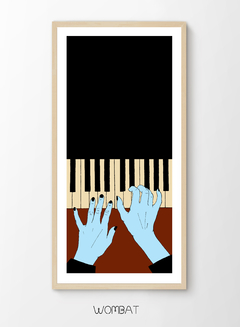 das Klavier 50x100