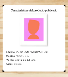 Cómodos 40x50 con passepartout - Wombat