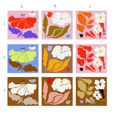 Floralis Díptico - Tamaños y colores a elección - comprar online