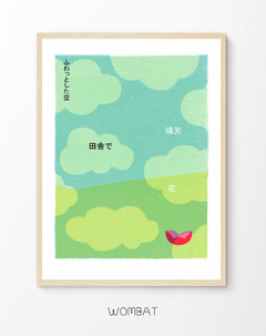 Buen Tiempo - Una flor - 40x55 en internet