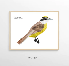 Imagen de Pájaros de madera 30x40