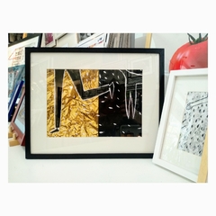 La Plaza Fragmentada - variaciones - 30x40 con passepartout - comprar online