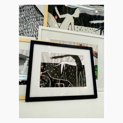 La Plaza Fragmentada - variaciones - 23x30 con passepartout - comprar online