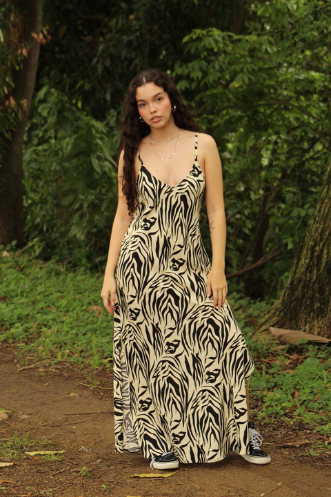 VESTIDO HELENA ZEBRA - comprar online
