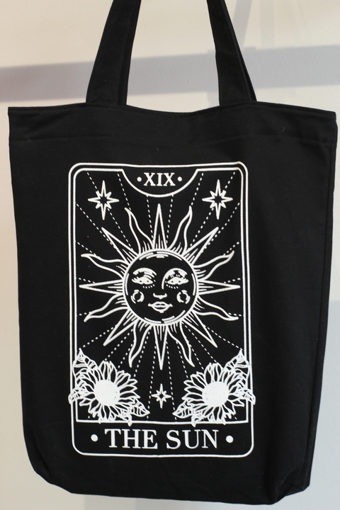 ECOBAG SUN AND MOON PRETA - comprar online