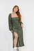 VESTIDO LANA FLORAL VERDE - comprar online