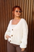TRICOT CARDIGAN OVERSIZED OFF WHITE - comprar online