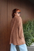 TRICOT CARDIGAN ALONGADO MOUSSE CAPPUCCINO - loja online