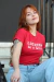 BABY TEE LATINA VERMELHA na internet