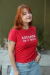BABY TEE LATINA VERMELHA - ROCK IT® | roupas & acessórios