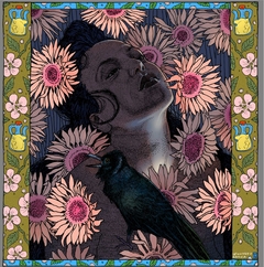 EXPO: Lamina en Vidrio 30 x 30cm + pin