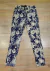 Calça Jeans Feminina Floral Flor Bege - Marinho