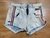 Short Feminino Jeans 23 Graus Faixa Vermelha