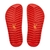 Chinelo Sandália Kenner Kivah Line - U2 Masculina - Branco e Vermelho - WS Sports (wave surfing)