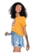 Camiseta Ecko Feminina Collab Gato Félix Red Amarela