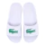 Chinelo Slide Lacoste Croco Masculino - Branco+