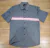 Camisa South to South Com botão - Chumbo C/Rosa
