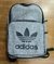 Mochila Adidas Orginals Logo Verde - Cinza