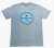 Camiseta Quiksilver M/C Logo Redondo - Cinza