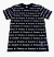 Camiseta Starter Especial Masculina Estampada Letre. - Preto