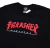 CAMISETA THRASHER "LOGO" PRETA/VERMELHA na internet