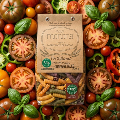 Tartiglioni con Vegetales Monona (500 gr.)