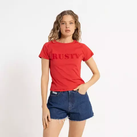 REMERA FLOCKED RUSTY 00MRUA2615
