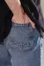 PANTALON JEAN WIDE LEG LUXO M460502 - comprar online