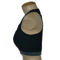 TOP de Corrida com Bolso Preto com Barra Chumbo na internet