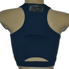 TOP de Corrida com Bolso Azul Marinho - corrabem