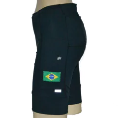 Bermuda 4 Bolsos Bandeira do Brasil (Silk Digital) - comprar online