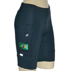 Bermuda 4 Bolsos Bandeira do Brasil (Silk Digital)