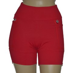 Shortinho 4 Bolsos Vermelho na internet