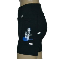 Shortinho 4 Bolsos Preta Marathon Uphill - Azul - comprar online