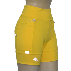 Shortinho 4 Bolsos Amarelo