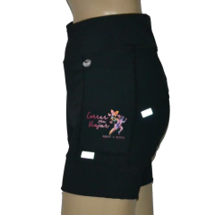 Shortinho 4 Bolsos Preto CorrerPraViajar - comprar online