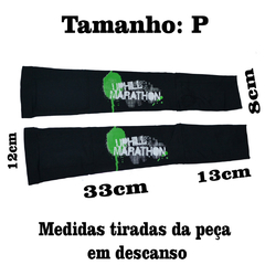Manguito Marathon Uphill Verde com Bolso e Luva - corrabem